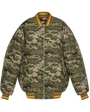 ANOUKI Veste Bomber À Imprimé Camouflage - Green