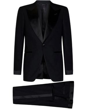 Tom Ford Single-Breasted Suit - Black