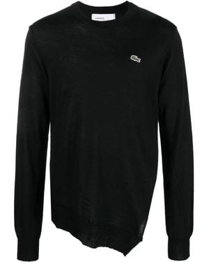 Comme des Garçons X Lacoste ロゴ セーター - ブラック