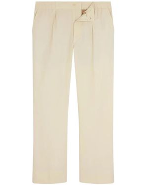 Fursac Pleated Trousers - White