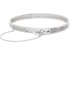 Eddie Borgo Pavé Safety Chain Choker - Blanco