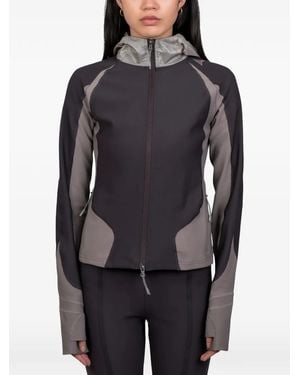 ROA Spine Hooded Jacket - Black