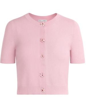 Oscar de la Renta Cardigan Mit Knöpfen - Pink