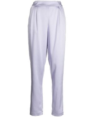 Fleur du Mal Pantaloni Da Smoking Con Pieghe - Blu