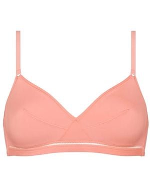 Eres Lydia Soyeuse Wireless Triangle Bra - Pink