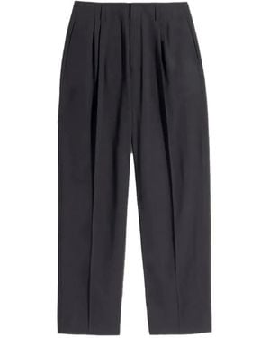 Lemaire Tailored Pleated Trousers - Blue