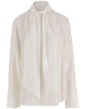 Sa Su Phi Chemise À Col Lavallière - Blanc