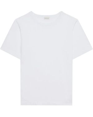 Dries Van Noten コットン Tシャツ - ホワイト