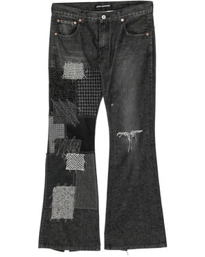 Junya Watanabe Jeans Met Patchwork - Zwart