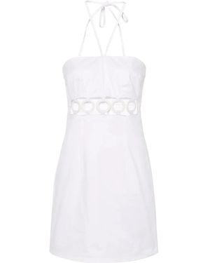 DSquared² Woodstock Denim Minidress - White