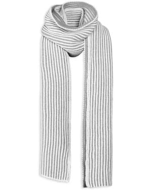 Moorer Samanta Knitted Scarf - White