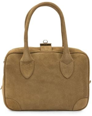 Golden Goose Vita Suede Tote Bag - Natural