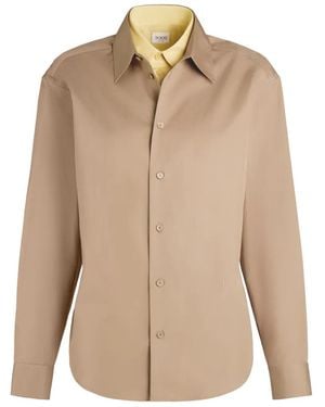 Tod's Long-Sleeve Buttoned Shirt - Natural