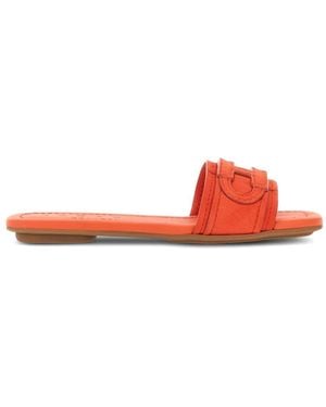 Hogan Flache H685 Sandalen - Rot