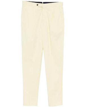PT Torino Pleated Trousers - Natural