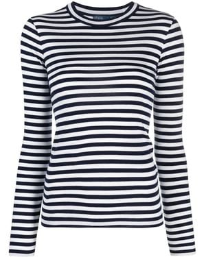 Polo Ralph Lauren Striped Long-Sleeve Top - Blue