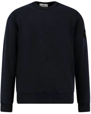 Stone Island Crew-Neck Sweatshirt - Blue
