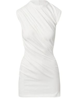 Ioana Ciolacu Ruched mini dress - Weiß