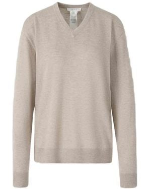 The Row Nian Pullover mit V-Ausschnitt - Weiß