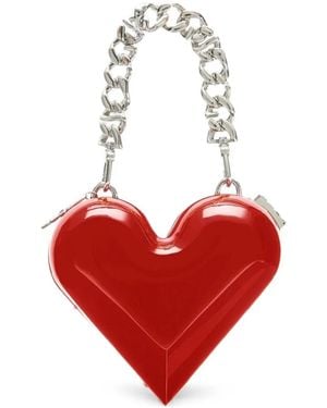 Gcds Heart Logo-Chain Tote Bag - Red