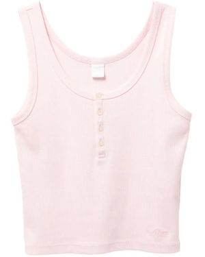 AAPE BY A BATHING AP Logo-Embroidered Vest - Pink