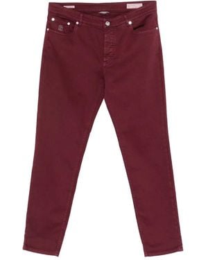 Brunello Cucinelli Embroidered-Logo Jeans
