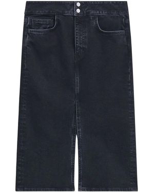 Filippa K Trucker Denim Skirt - Blue