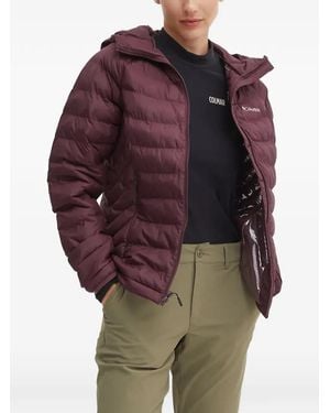 Columbia Veste Powder Lite Ii À Capuche - Rouge