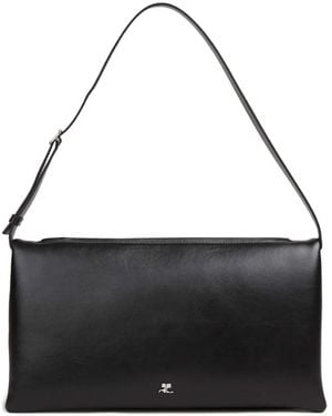 Courreges Rectangular Shoulder Bag - Black