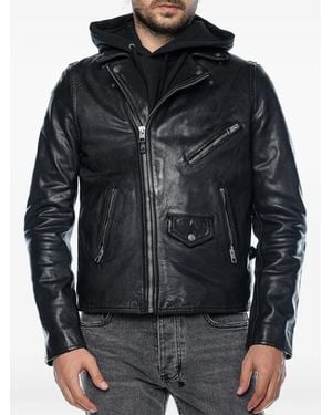 Ksubi Capitol Leather Jacket - Black