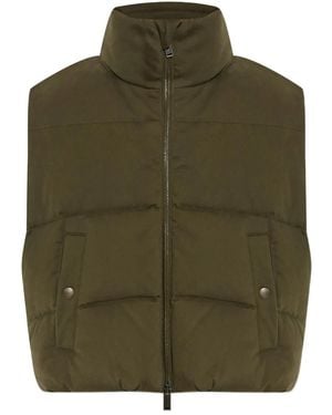 DSquared² Logo-Print Gilet - Green