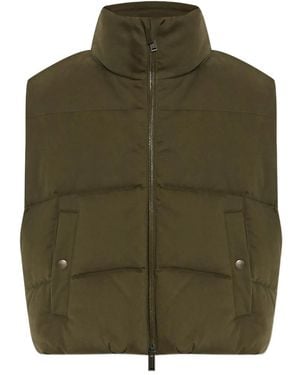 DSquared² Logo-Print Gilet - Green