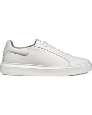 Geox Deiven Lace-Up Trainers - White