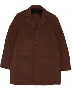 424 Uomo button lightweight jacket - Marrón