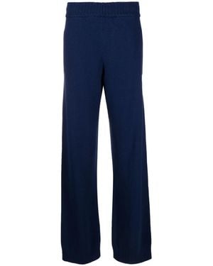 adidas Essentials W Cotton Knitted Pants - Blue