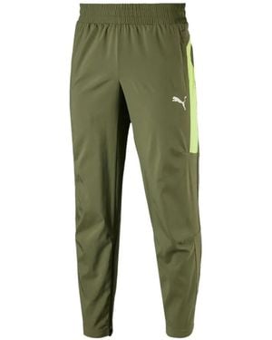 PUMA Woven Track Trousers - Green