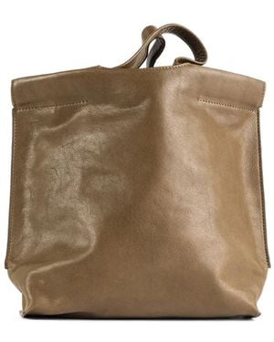 Bea Mombaers S Shopper Matte Leather Tote Bag - Brown