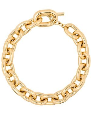 Rabanne Chunky Chain Choker Necklace - Metallic