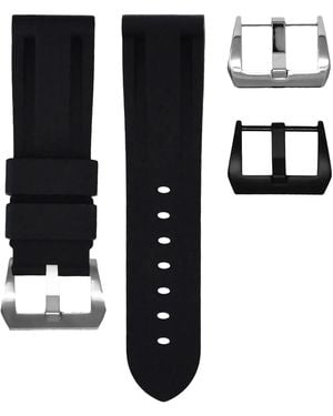 HORUS WATCH STRAPS 24Mm Pin-Buckle Watch Strap - Black