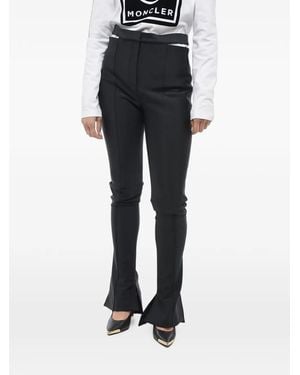 Mugler Cut-Out Flared Trousers - Black