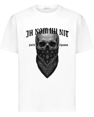 ih nom uh nit Skull 20 Print Cotton T-Shirt - Black