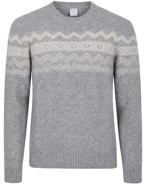 Eleventy Crew-neck Sweater - グレー