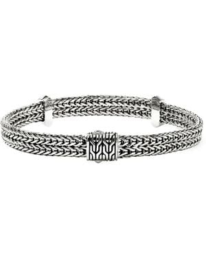 John Hardy Zilveren Schakelarmband - Wit
