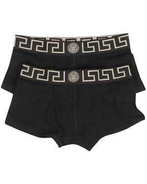 Versace Medusa-Motif Boxers (Set Of Two) - Black