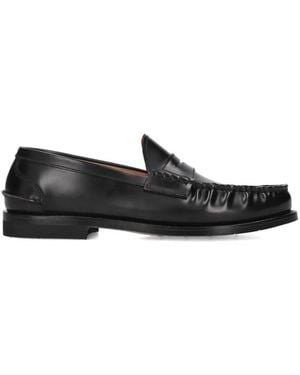 Premiata Leather Loafers - Black