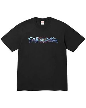 Supreme Logo-Print Short-Shleeve T-Shirt - Black