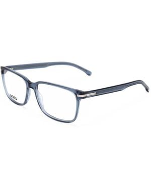 BOSS Rectangle-Frame Glasses - White