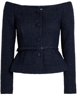 Roland Mouret Haut À Épaules Dénudées - Bleu