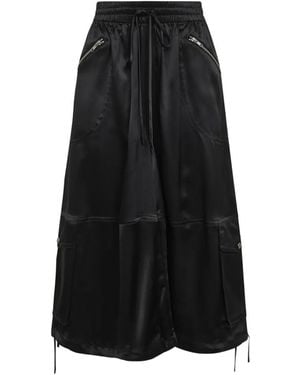 Co. Elasticated-Waistband Pants - Black