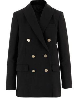 F.it Double-Breasted Blazer - Black